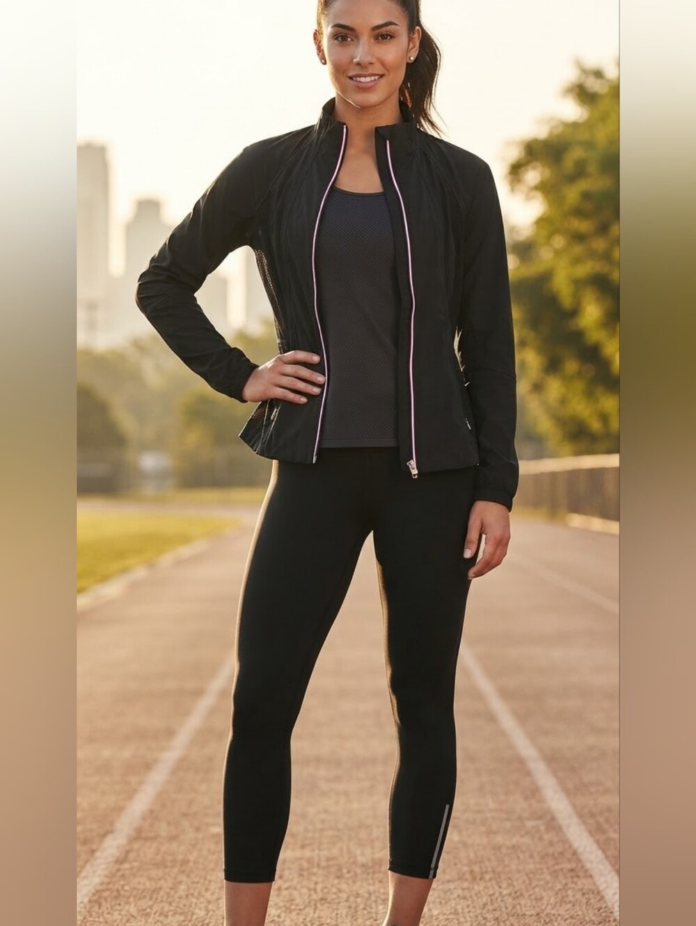 Lululemon Run Travel To Track Jacket  Black Sz 6